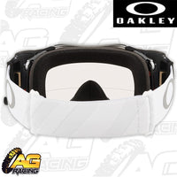 Oakley 2023 Airbrake MX Goggles Tuff Blocks White Clear Lens Inc Roll Offs Motocross