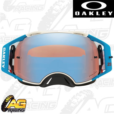 Oakley 2023 Airbrake Chase Sexton MX Goggles Blue Prizm Sapphire Lens Motocross