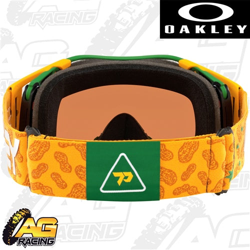 Oakley 2023 Airbrake Toby Price MX Goggles Gold Green  Prizm Lens Motocross Enduro