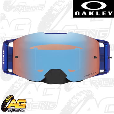 Oakley 2023 Front Line MX Goggles Blue Prizm Sapphire Iridium Lens Motocross ATV