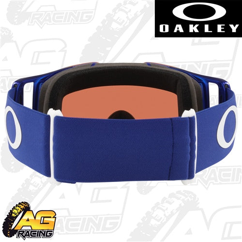 Oakley 2023 Front Line MX Goggles Blue Prizm Sapphire Iridium Lens Motocross ATV