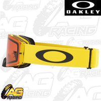 Oakley 2023 Front Line MX Goggles Yellow Prizm Bronze Lens Motocross Enduro Quad