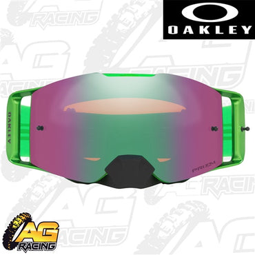 Oakley 2023 Front Line MX Goggles Green Prizm Jade Lens Motocross Enduro Quad ATV