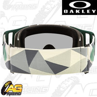 Oakley 2023 Front Line MX Goggles Tri-Grey Light Grey Lens Motocross Enduro Quad