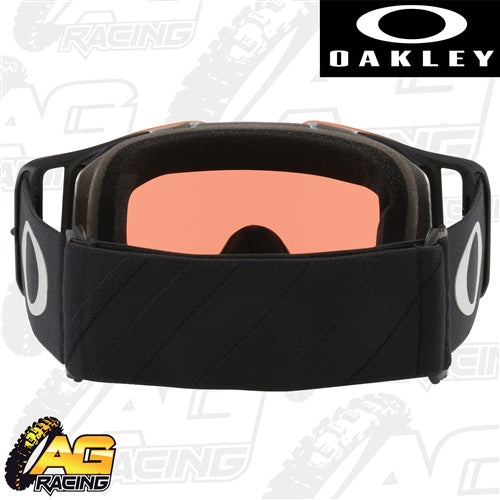Oakley 2023 Front Line MX Goggles Tuff Blocks Black Gunmetal Prizm Jade Lens Motocross