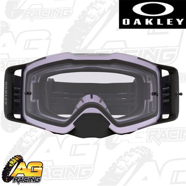 Oakley 2023 Front Line MX Goggles Tuff Blocks Black Gunmetal Prizm Low Light Lens Motocross
