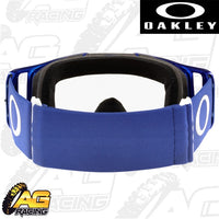 Oakley 2023 Front Line MX Goggles Moto Blue Clear Lens Motocross Enduro Quad ATV