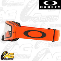 Oakley 2023 Front Line MX Goggles Moto Orange Clear Lens Motocross Enduro Quad