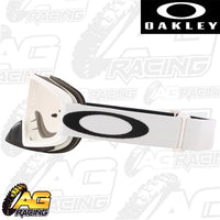 Oakley 2023 O Frame 2.0 Pro MX Goggles Matte White Clear Lens Motocross Enduro