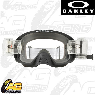 Oakley 2023 O Frame 2.0 Pro MX Goggles Matte Black Roll Off Motocross Enduro ATV