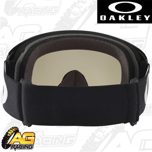 Oakley 2023 O Frame 2.0 Pro MX Goggles Jet Black Dark Grey Lens Motocross Quad