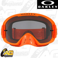 Oakley 2023 O Frame 2.0 Pro MX Goggles Orange Dark Grey Lens Motocross Enduro