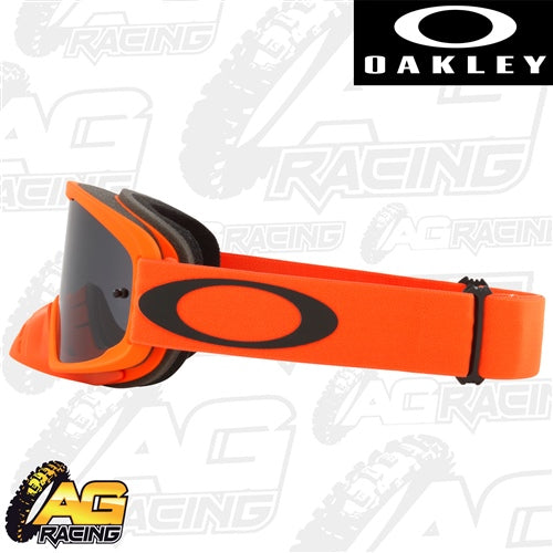 Oakley 2023 O Frame 2.0 Pro MX Goggles Orange Dark Grey Lens Motocross Enduro