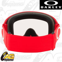 Oakley 2023 O Frame 2.0 Pro MX Goggles Red Clear Lens Motocross Enduro Quad ATV