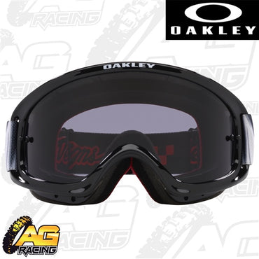 Oakley 2023 O Frame 2.0 XS Pro MX Goggles TLD Bite Dark Grey Motocross Enduro ATV