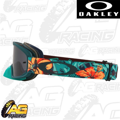 Oakley 2023 O Frame 2.0 Pro MTB Goggles TLD Cosmic Jungle Grey Lens BMX eBike