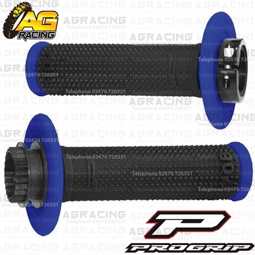 ProGrip 708 Twist Grips with 5 Cams Black Blue Motocross Enduro Quad ATV