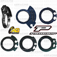 ProGrip 708 Twist Grips with 5 Cams Black Blue For Husqvarna FC 350 2016-2019