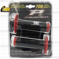 ProGrip 708 Twist Grips with 5 Cams Black Red For Honda CRF 250L 2013-2019