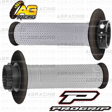 ProGrip 708 Twist Grips with 5 Cams Grey Black Motocross Enduro Quad ATV