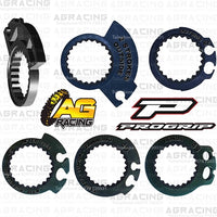 ProGrip 708 Twist Grips with 5 Cams Grey Black Motocross Enduro Quad ATV