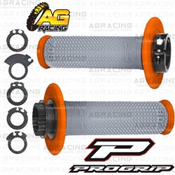 ProGrip 708 Twist Grips with 5 Cams Grey Orange For KTM EXC-F 350 2016-2019