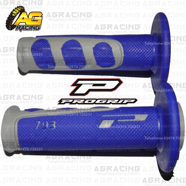 Pro Grip Progrip 793 Twist Grips Blue Motocross Enduro Quad ATV