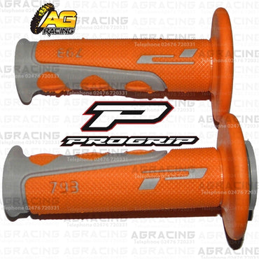 Pro Grip Progrip 793 Twist Grips Orange Motocross Enduro Quad ATV