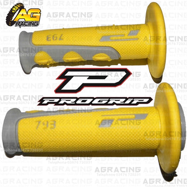 Pro Grip Progrip 793 Twist Grips Yellow Motocross Enduro Quad ATV