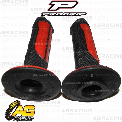 Pro Grip Progrip 798 Twist Grips Red Motocross Enduro Quad ATV