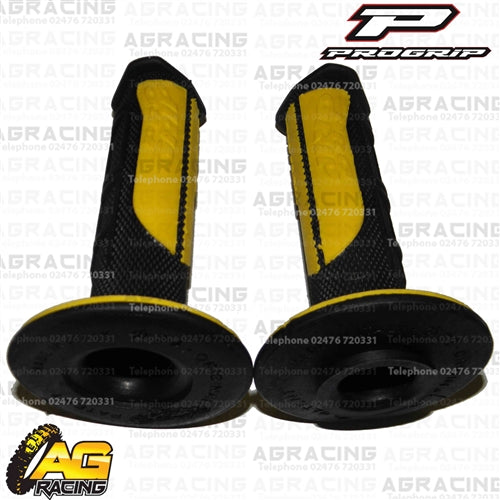 Pro Grip Progrip 798 Twist Grips Yellow Motocross Enduro Quad ATV