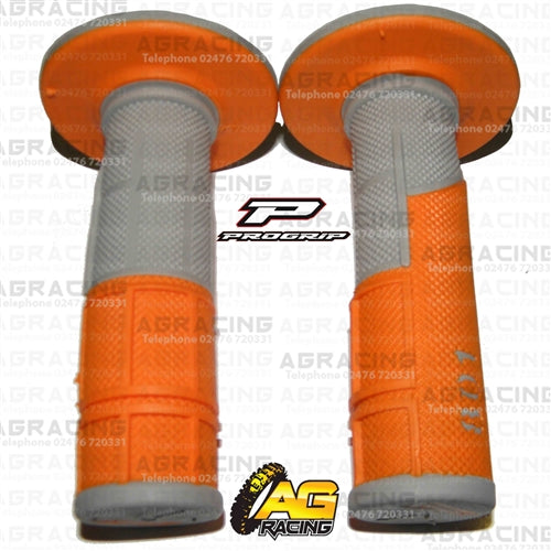 Pro Grip Progrip 801 Twist Grips Orange Motocross Enduro Quad ATV