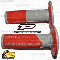 Pro Grip Progrip 801 Twist Grips Red Motocross Enduro Quad ATV