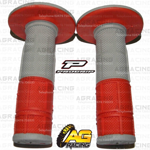 Pro Grip Progrip 801 Twist Grips Red Motocross Enduro Quad ATV