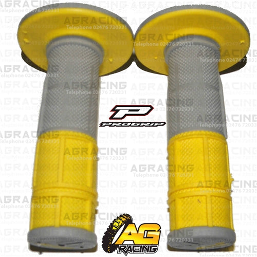 Pro Grip Progrip 801 Twist Grips Yellow Motocross Enduro Quad ATV