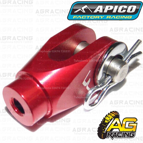 Apico Red Rear Brake Clevis For Honda CR 125R 2002-2007 Motocross Enduro