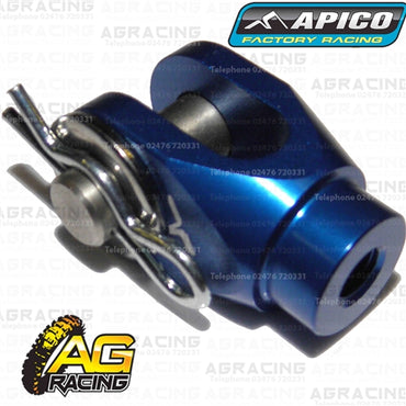 Apico Blue Rear Brake Clevis For Yamaha YZ 125 2003-2018 Motocross Enduro