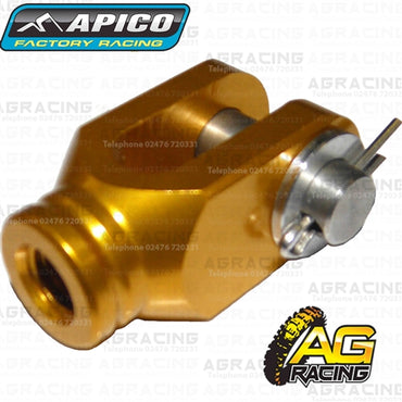 Apico Gold Rear Brake Clevis For Kawasaki KX 80 1998-2000 Motocross Enduro