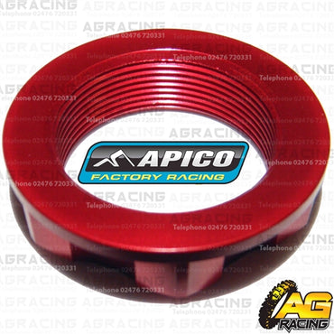 Apico Red Headstock Steering Stem Nut For Honda CR 125 2001-2007 Motocross Enduro