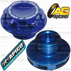 Apico Blue Headstock Steering Stem Nut For KTM MXC 300 2001-2005 Motocross Enduro