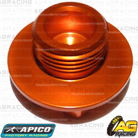 Apico Orange Headstock Steering Stem Nut For KTM EXC 125 2001-2018 Motocross Enduro