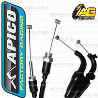 Apico Twin Throttle Cable For Yamaha YZ 450F 2006-2008