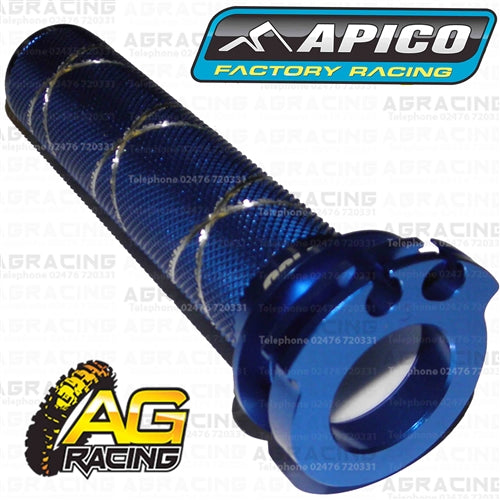 Apico Blue Aluminium Throttle Tube With Bearing For Kawasaki KX 250F 2004-2018