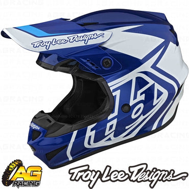 Troy Lee Designs  GP Helmet Overload Blue White