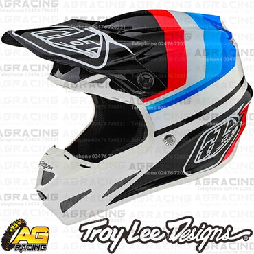 Troy Lee Designs  SE4 Composite Helmet Mirage White Black