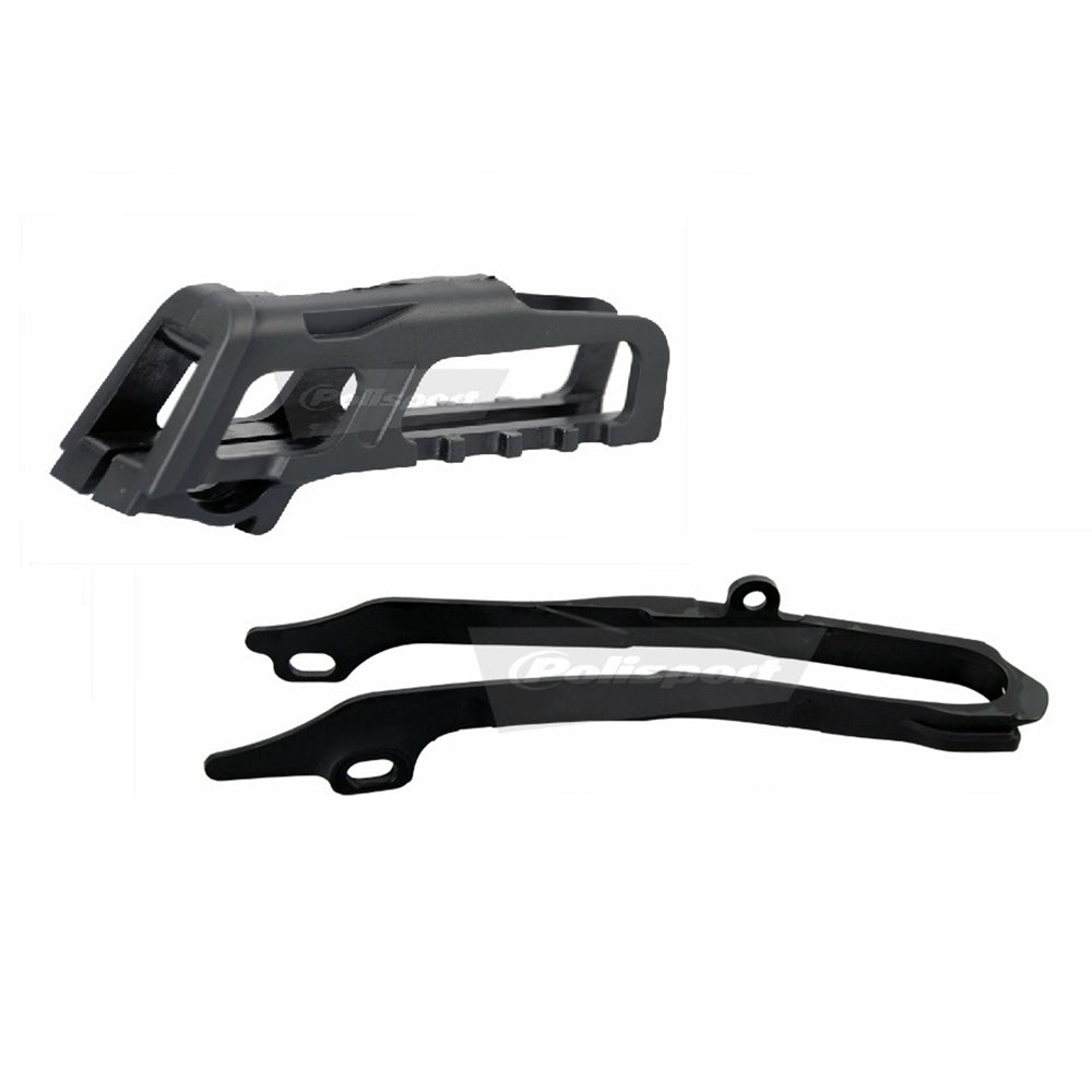 Polisport Black Chain Guide & Slider Kit For Honda CRF 250R 2010 Motocross Enduro