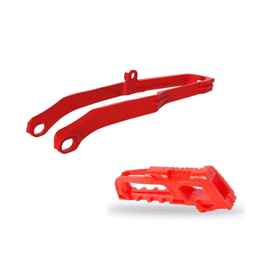 Polisport Red CR 04 Chain Guide & Slider Kit For Honda CRF 450R 2017 Motocross Enduro