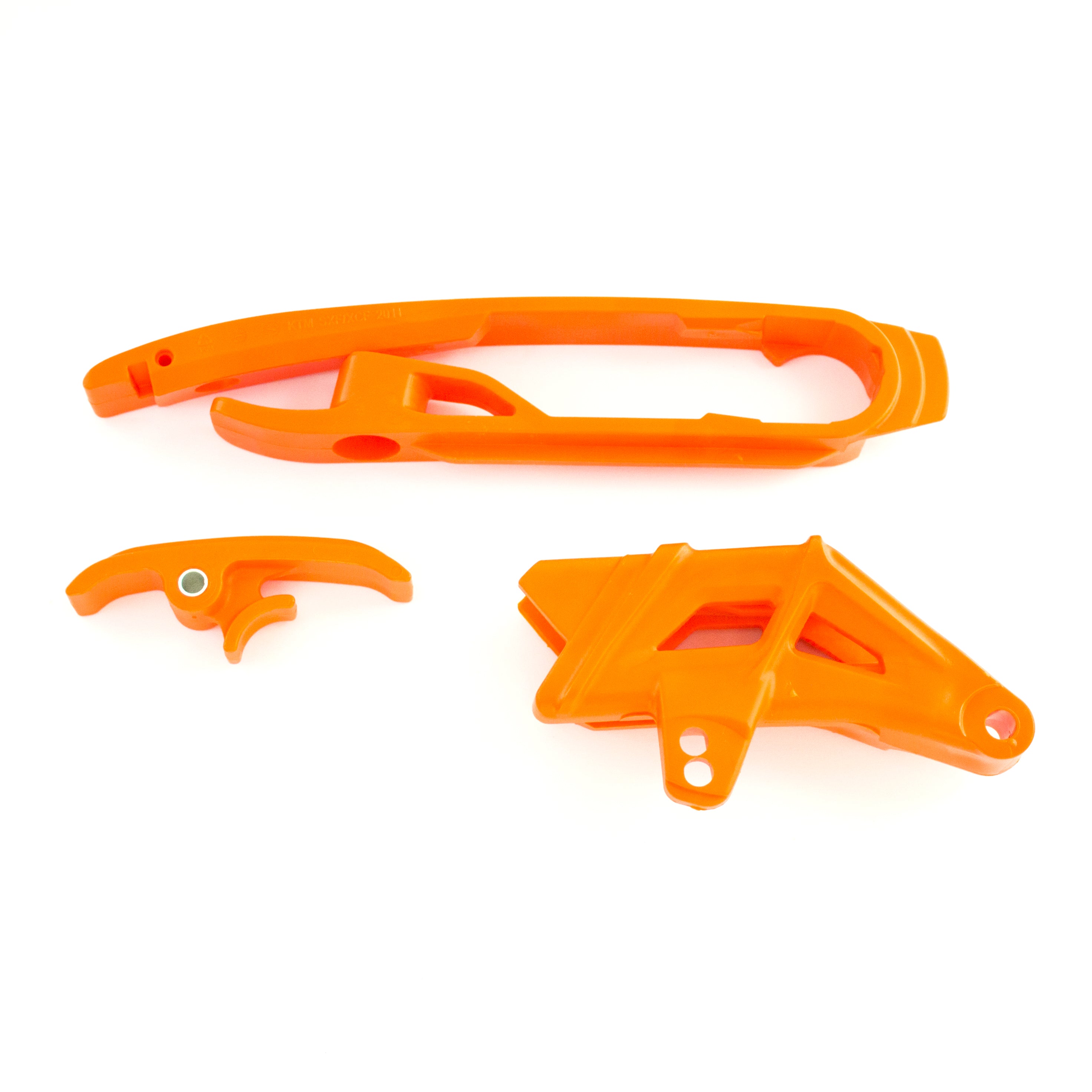 Polisport Orange Chain Guide Slider & Sliding Piece Kit For KTM SX-F 250 2011-2015 Motocross Enduro