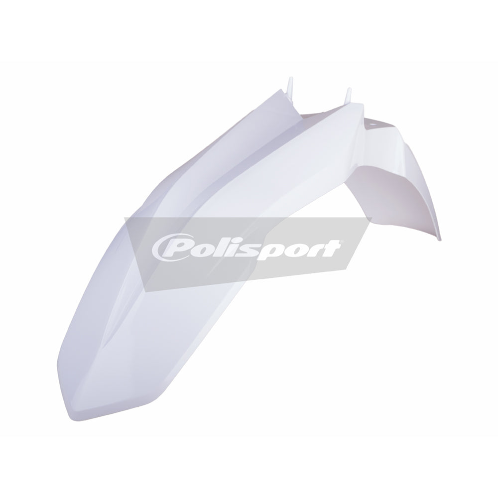 Polisport Plastic White Front Fender For Gas Gas EC 300 2012-2017 Motocross Enduro