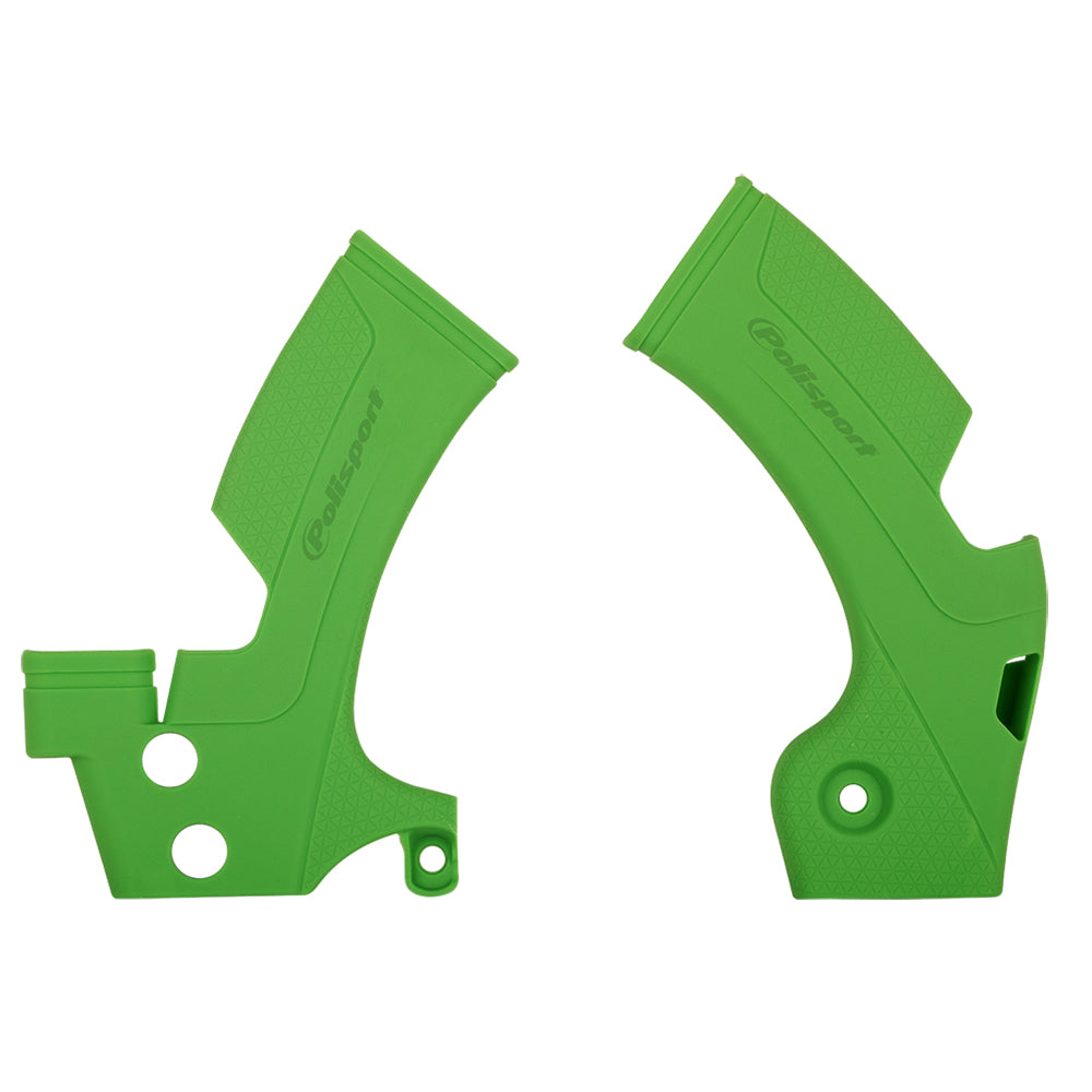 Polisport Green Frame Guards Protectors For Kawasaki KX 450F 2009-2018